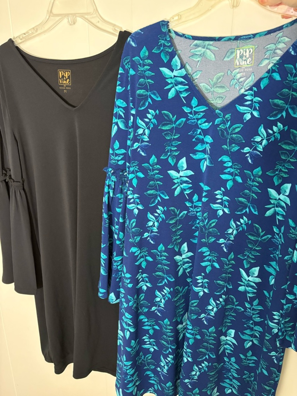 Maternity Dress Bundle Black and Blue dresses